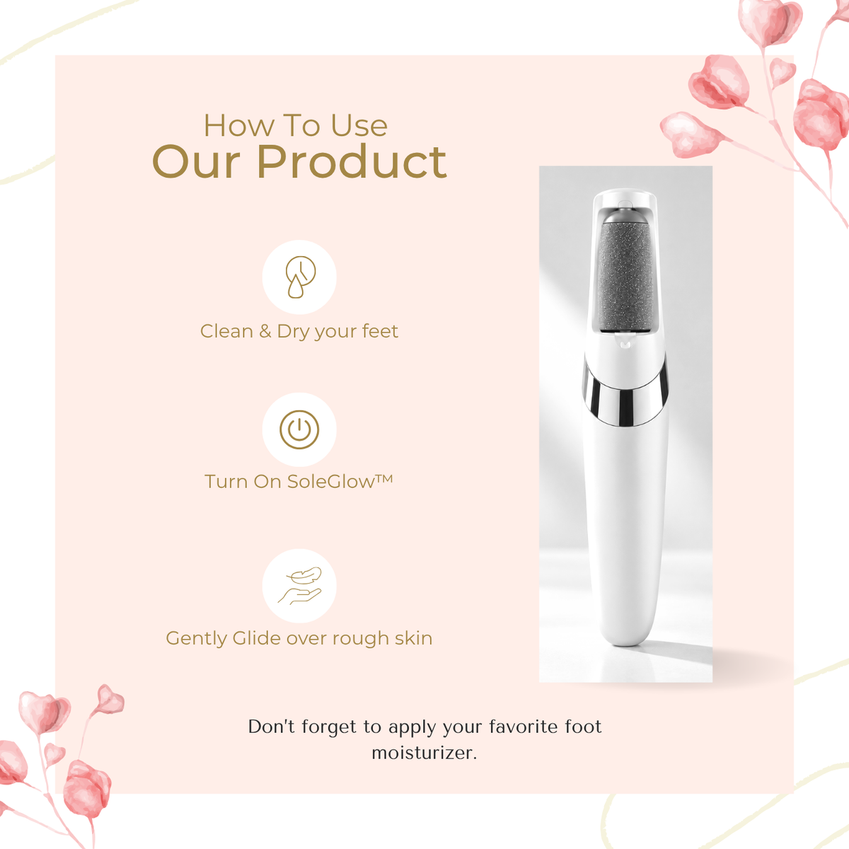 SoleGlow™ Electric Foot File