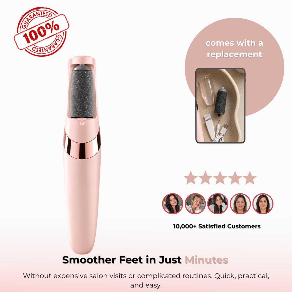 SoleGlow™ Electric Foot File
